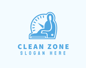 Clean Vacuum Housekeeper logo design