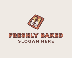 Italian Cannoli Dessert Baking logo design