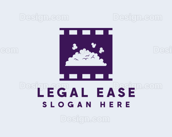 Popcorn Film Movie Logo
