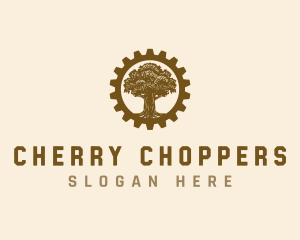 Cog Tree Manufacturing logo design