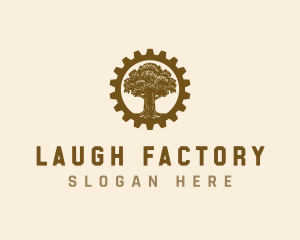 Cog Tree Manufacturing logo design