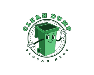 Garbage Bin Dumpster logo