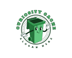 Garbage Bin Dumpster logo design