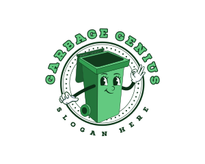 Garbage Bin Dumpster logo