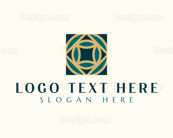 Elegant Geometric Tile Logo