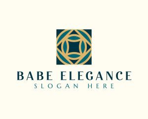 Elegant Geometric Tile logo design