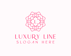 Mandala Flower Salon logo design