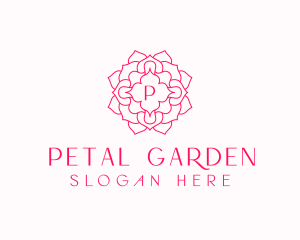 Mandala Flower Salon logo design