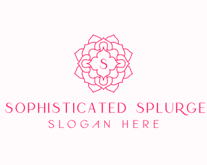 Mandala Flower Salon logo design