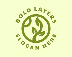 Eco Leaf Garden logo design