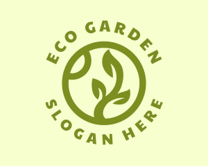 Eco Leaf Garden logo design