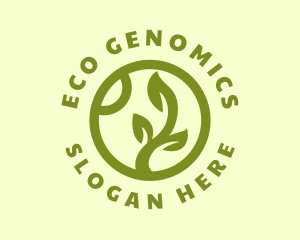 Eco Leaf Garden logo design