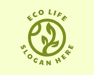 Eco Leaf Garden logo design