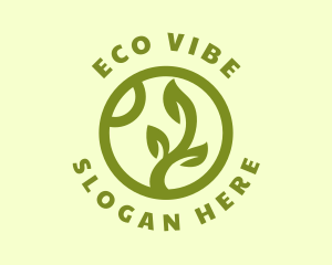 Eco Leaf Garden logo design