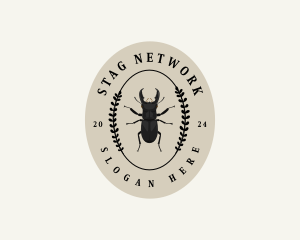 Bug Beetle Insect logo design