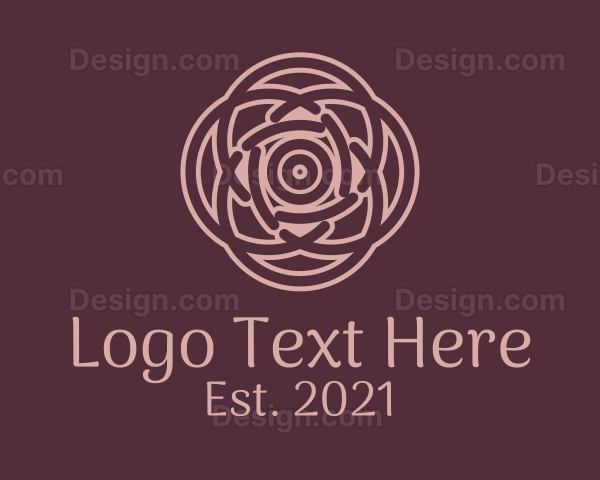 Floral Celtic Ornament Logo