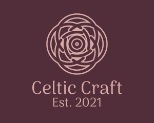 Floral Celtic Ornament  logo design