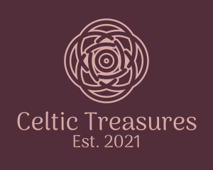 Floral Celtic Ornament  logo design