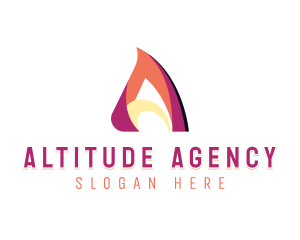 Creative Agency Letter A logo