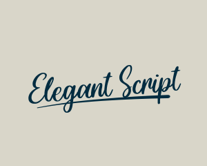 Signature Script Business logo design