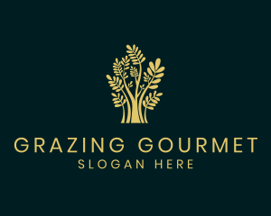 Sprout Leaf Gourmet logo design