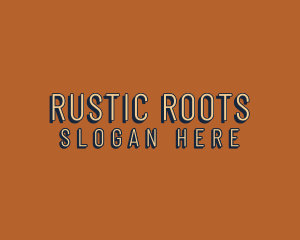 Rustic Store Brand logo design