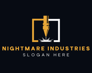 Industrial Laser Machine Equipment logo design