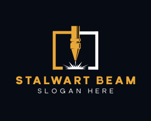 Industrial Laser Machine Equipment logo design