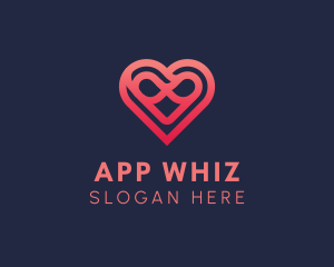 Infinity Love App  logo design