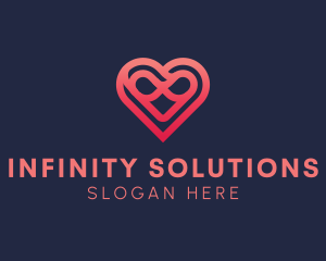 Infinity Love App  logo design