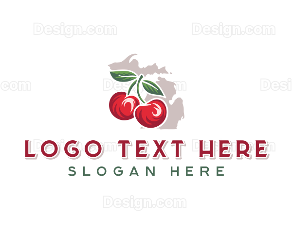 Cherry Fruit Michigan Logo