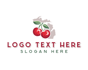 Cherry Fruit Michigan Logo