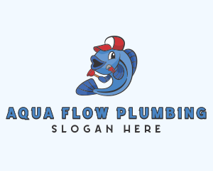 Fish Plumber Plumbing logo