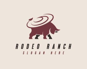 Rodeo Bull Ranch logo design