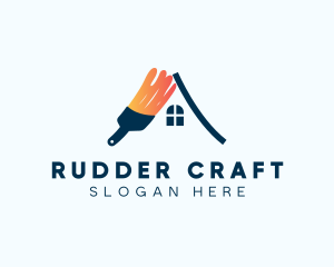 Home Rod Paint Construction logo design