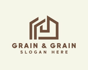 Wooden Cabin House  logo