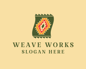 Carpet Textile Weaving logo design