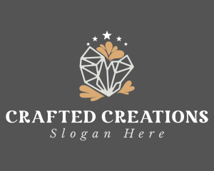 Diamond Jewel Stars logo design