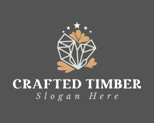 Diamond Jewel Stars logo design