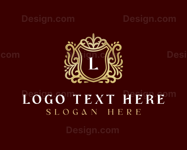 Decorative Luxury Shield Logo