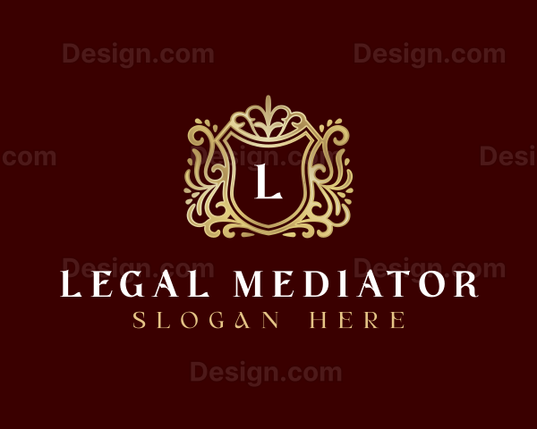 Decorative Luxury Shield Logo