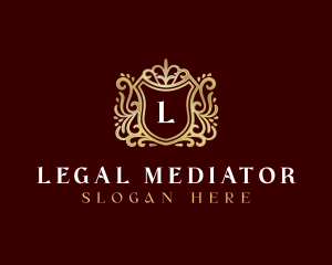 Decorative Luxury Shield Logo