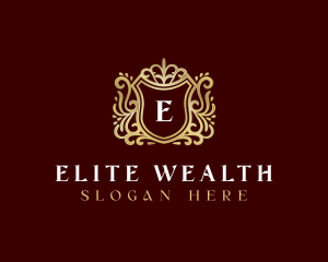 Decorative Luxury Shield logo design