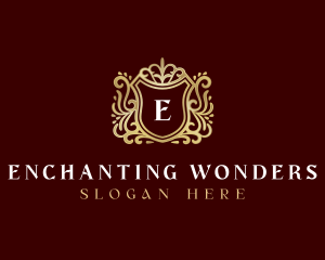 Decorative Luxury Shield logo design