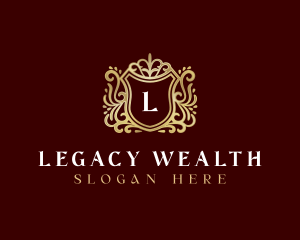 Decorative Luxury Shield logo design