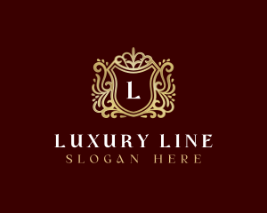 Decorative Luxury Shield logo design