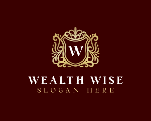 Decorative Luxury Shield logo design