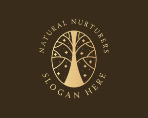 Tree Flower Nature logo design