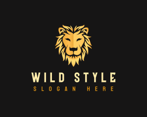 Wild Lion Beast logo design