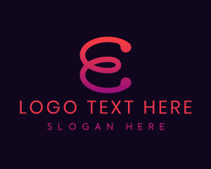 Advertising Tech Letter E logo